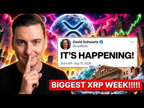 BIGGEST XRP WEEK EVER!!! DAVID SCHWARTZ: IT'S HAPPENING!!!!!