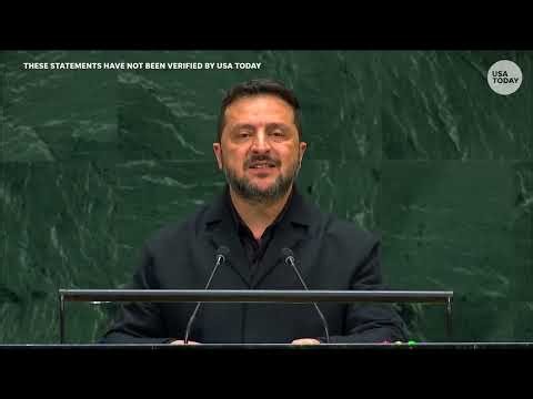Full Zelenskyy speech at UN addresses Ukraine-Russia war and calls on nations to stand against Putin