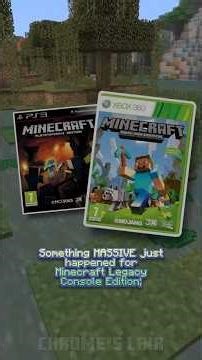 Something MASSIVE Just Happened for Minecraft Legacy Console Edition.