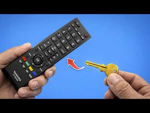 You Will Never Have to Pay for TV Remote Again! Take a Common KEY and Fix All Remote Controls