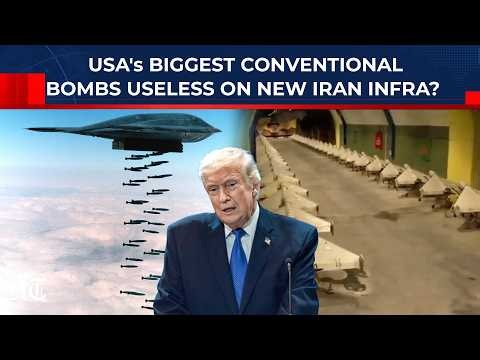 New Shock For US Army: Biggest Conventional Bombs Useless Against Iran's New Bunker Design?