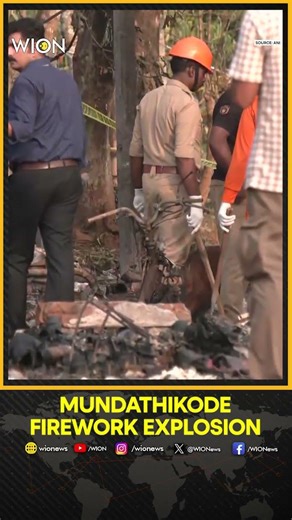 Explosion at Mundathikode Fireworks Facility Kills 14 in Tragedy | WION SHORTS