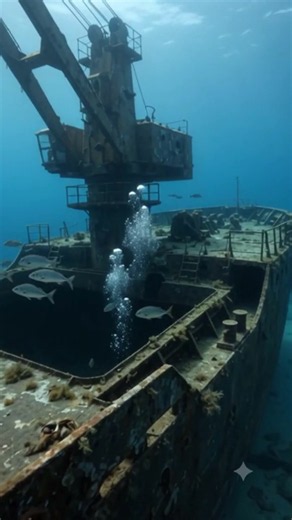 What Happens to a Ship After It Sinks? 🌊🚢 The Ocean’s Hidden Secret! #shorts