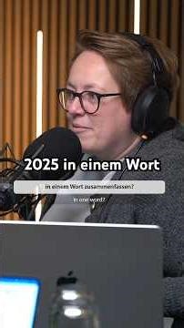 Beschreibe 2025 mit einem Wort. #easygerman #easygermanpodcast #2025 #jahresrückblick