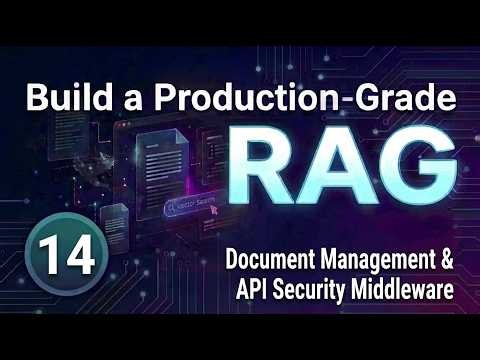 Production-Grade RAG Document Management & API Security Middleware | FastAPI #14