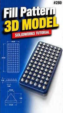 280 Fill Pattern #solidworks @needful3d