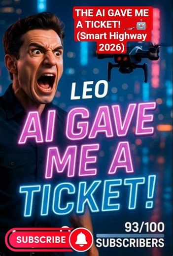 THE AI GAVE ME A TICKET! 🏎️🤖 (Smart Highway 2026) #shortvideo