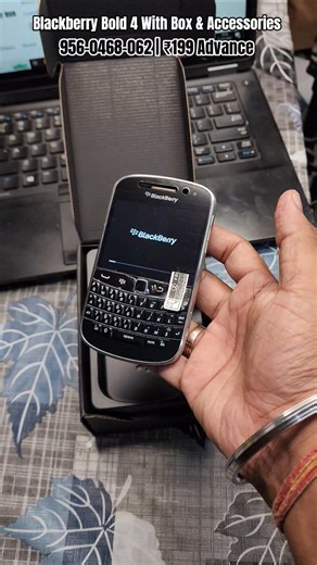 Blackberry Bold 4 Touch & Keypad With Box & Accessories | #Blackberry