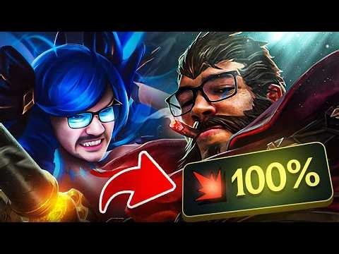 FULL ONESHOT 100% CRIT GRAVES  & GWEN TOP IS BROKEN - A-Z TOPLANE