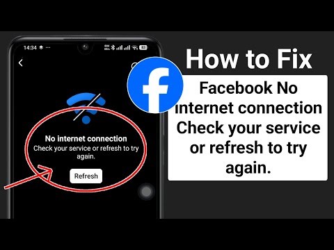 How to Fix Facebook No Internet Connection | Check Your Service or Refresh to Try Again