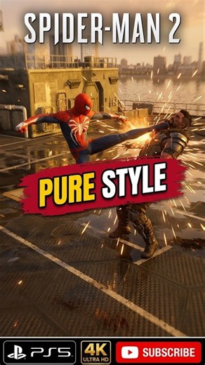 Most Stylish Ship Battle in Marvel’s Spider-Man 2! 😱 [4K Ultra HD PS5] #gaming #gameplay #spiderman