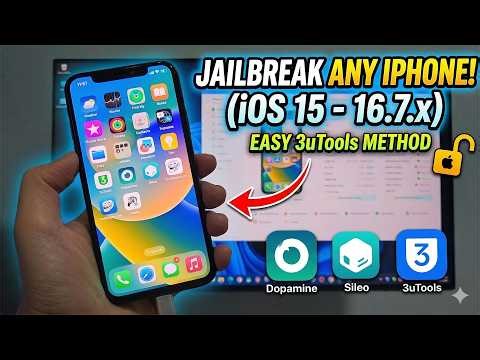 How to Jailbreak iOS 15 - 16.7.x using 3uTools & Dopamine