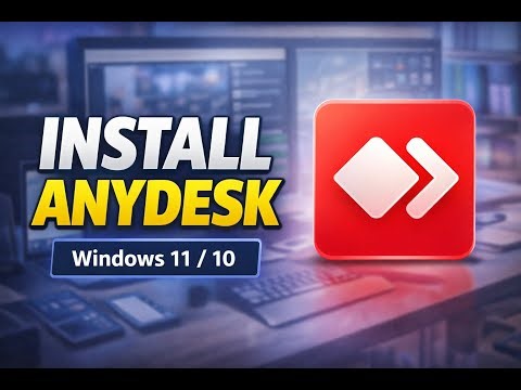 How to Install AnyDesk | Remote Desktop Setup (Windows 10/11)