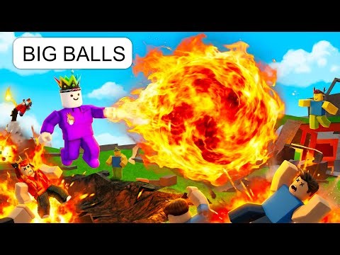 I Created a MASSIVE FIREBALL and Hit Players With It Roblox