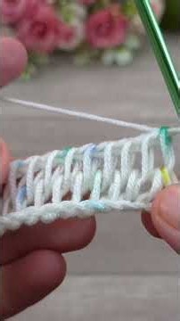 tunisian pattern #crochet #knitting #tunisian