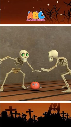 Halloween Pumpkin Started Hopping #shorts #halloweensongs