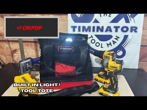 STOP buying Bad tool totes ! THIS IS THE ONE YOU NEED. #CRIPOP #TOOL TOTE #REMOVABLE LIGHT
