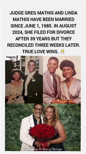 Judge Greg Mathis & Linda: 40 Years of Marriage ❤️ #short