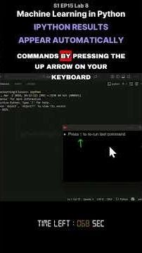S1 EP15 Lab 8 Machine Learning in Python IPython Results Appear Automatically