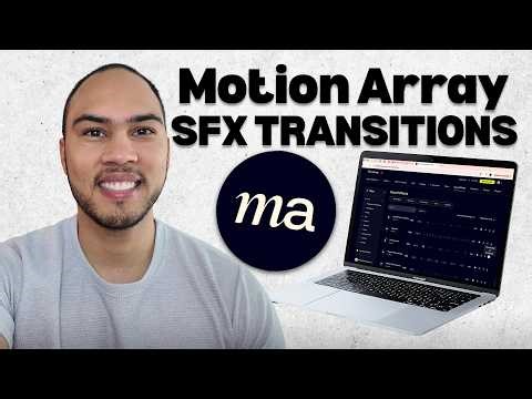 How to Use Motion Array SFX for Better Transitions | Swoosh Sound Effects & Video Editing Tips