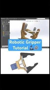 Build a Robotic Gripper in SolidWorks 🤖