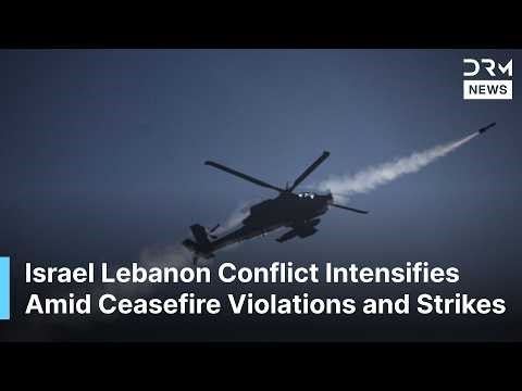 BREAKING NEWS: Israeli Helicopter Fires Near Lebanon Border as Hezbollah Conflict Escalates | AH14
