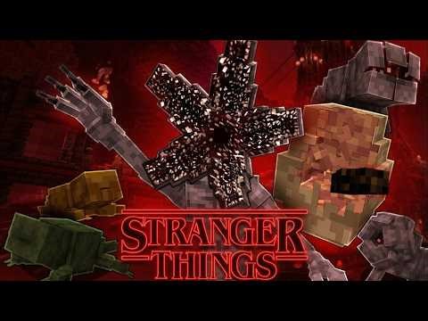 STRANGER THINGS ADDON: Demogorgon Added to Minecraft Survival