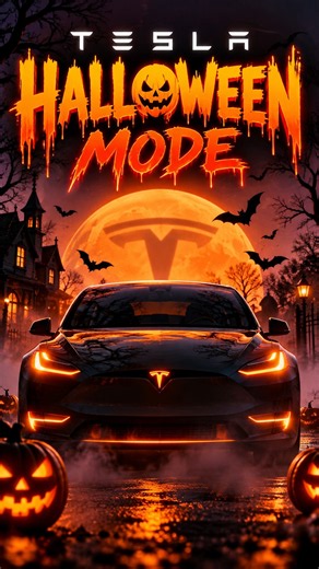 🎃 TESLA HALLOWEEN MODE IS CREEPING OUT… 👻