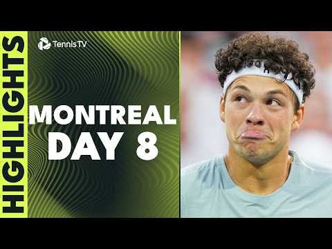 Fonseca & Shelton Clash Horns; Tien, Mensik & Griekspoor In Action | Montreal 2026 Day 8 Highlights