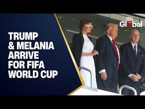 WATCH LIVE: Trump & Melania Arrive for FIFA World Cup Final