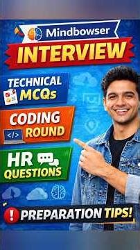 🔥Mindbowser Interview Questions | Technical + Coding + HR Tips 💻