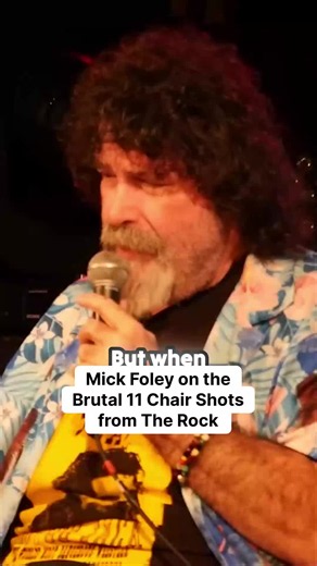 Mick_Foley_on_the_Brutal_11_Chair_Shots_from_The_Rock(1)#wwe #mickfoley #therock #prowrestling #history #shocking #legend #behindthescenes