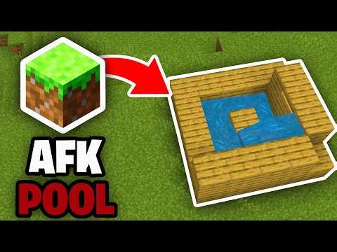 How To Make AFK Pool In Minecraft 26.1+ (Java & Bedrock)