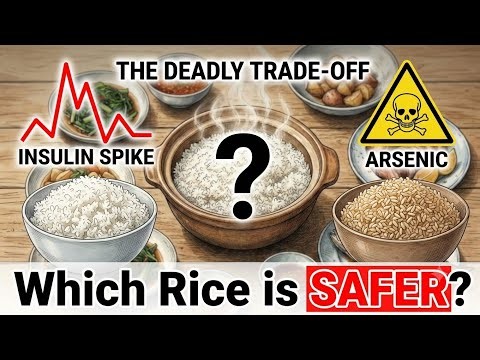 The Rice Dilemma: Brown vs White Rice (Arsenic, Blood Sugar & How to Cook It Safely)