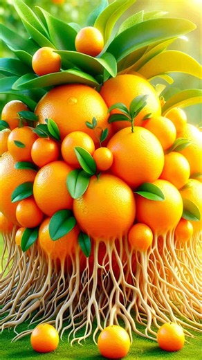 A great technique for growing orange trees from oranges to produce lots of fruit #garden #fruit #diy