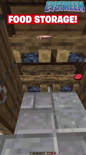 Simple Food Storage Tutorial in Minecraft