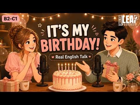 English Podcast For Easy English Conversation | How To Talk About Birthdays in English