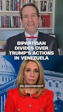 Bipartisan divides over Trump's actions in Venezuela