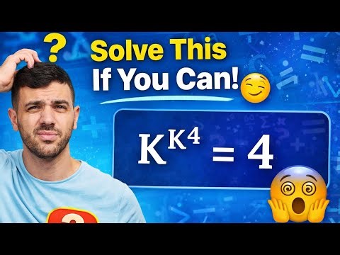 This Exponential Equation Will Test Your Brain! || Only Geniuses Get it 