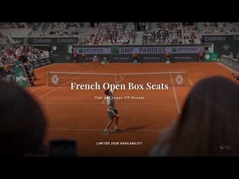 Roland Garros VIP Box Seats | Club des Loges