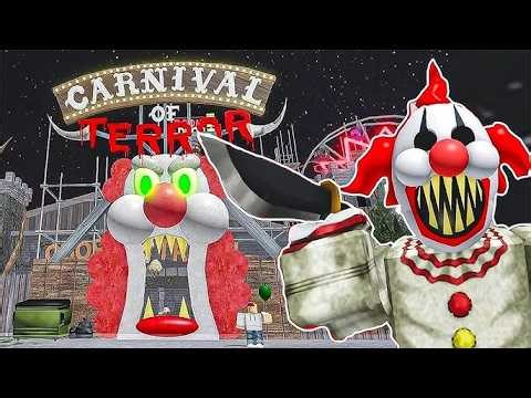 Escape The Carnival of Terror Obby! roblox Gameplay Walkthrough No Death 4K