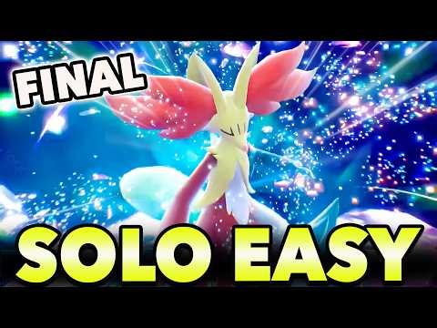 FINAL 7 Star DELPHOX Raid – Best SOLO Build (Scarlet & Violet)