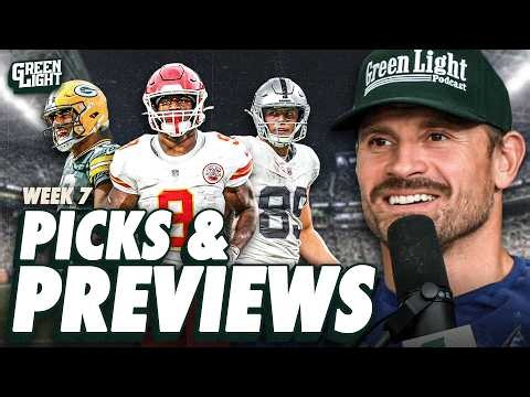 Kenneth Walker Revenge Game, Lions-Packers + Brock Bowers Is Unstoppable | NFL WK7 Picks & Previews