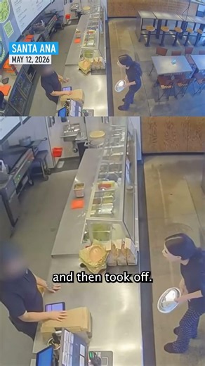 Woman throws food at Santa Ana Chipotle worker