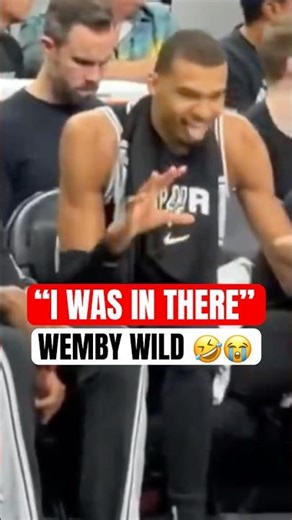 Wemby acting WILD 😭