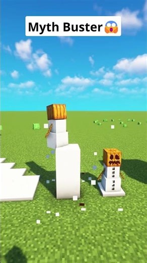 Minecraft Myth Buster😱 #shorts