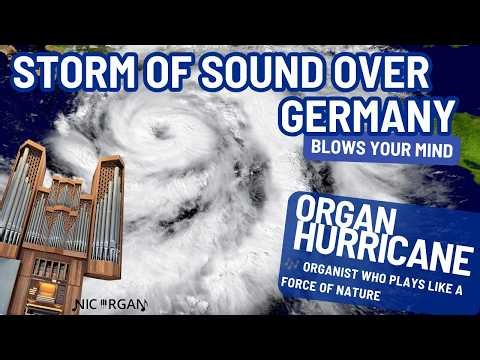 #organ HURRICANE! 🌪️ A Storm of Sound Unleashed on the #pipeorgan | organist like a force of nature