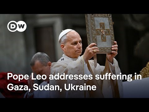 Pope Leo urges Russia and Ukraine to find courage to engage in direct talks | DW News