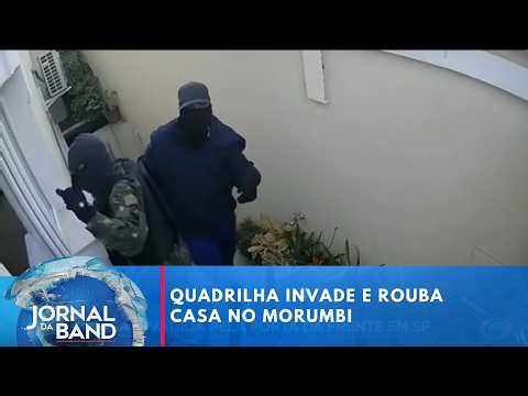 Quadrilha invade e rouba casa no Morumbi, em São Paulo | Jornal da Band