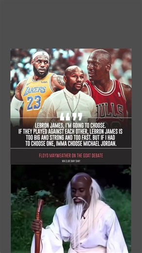 Floyd Mayweather drops a fascinating take on the LeBron versus Jordan debate🥶🐐#shorts #michaeljordan